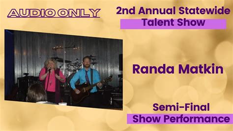 Randa Matkin, from Conway, has performed for nonprofit events for the past 6 years as a husband & wife team. . Randa matkin conway arkansas